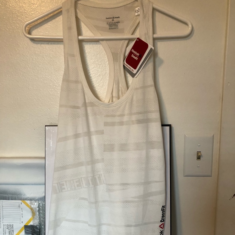 White Crossfit Tank